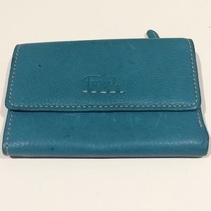 Fossil Teal Wallet